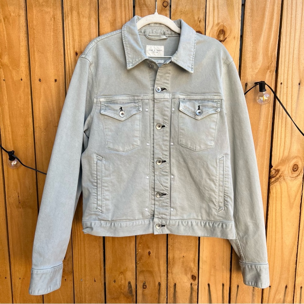 Rag & Bone Definitive Jean Jacket Boulder Size M